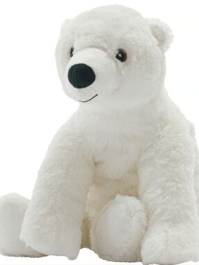 IKEA SNUTTIG White Polar Bear Stuffed Animal Plush Toy - 905.785.39